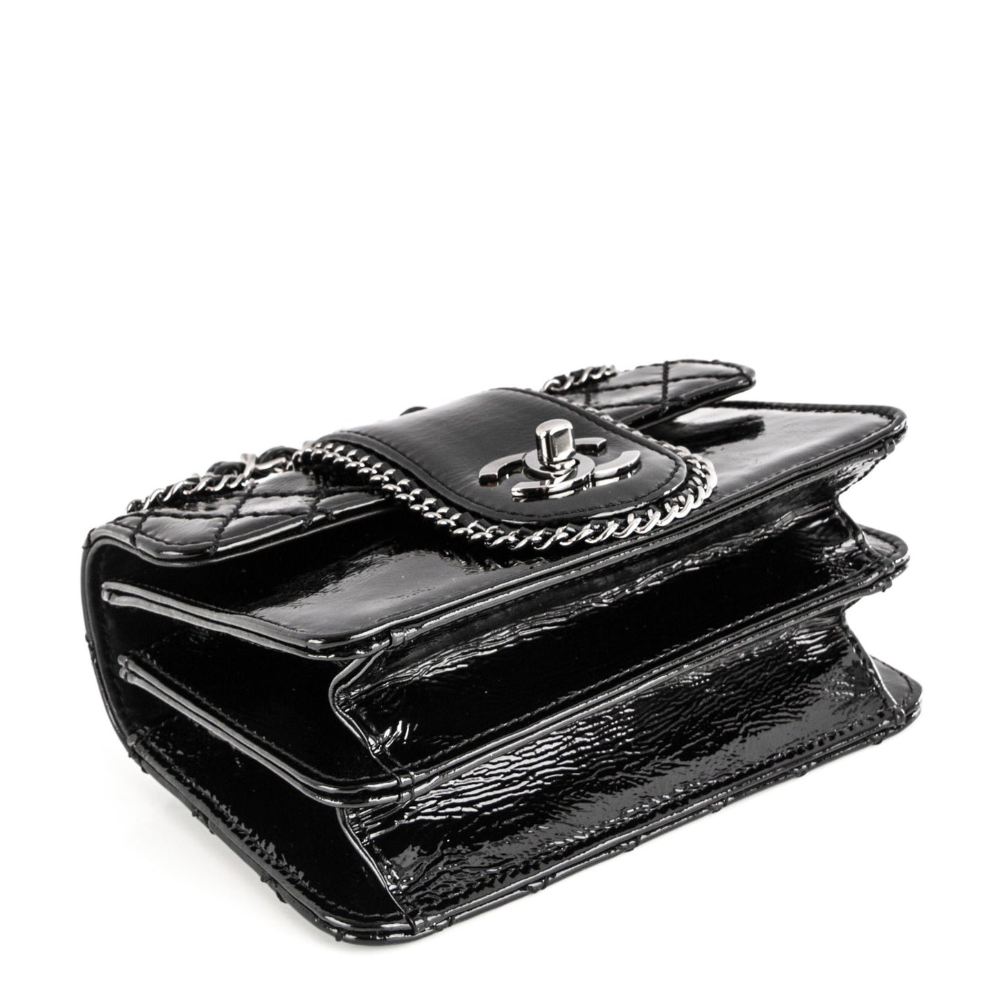 Patent Mini Madison Flap Black