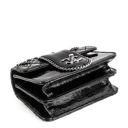 Chanel Patent Mini Madison Flap Black 4 of 6