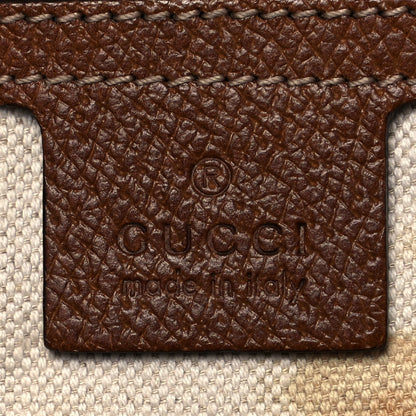 Gucci Monogram Large Bree Foldover Tote Beige Tabacco 6 of 15