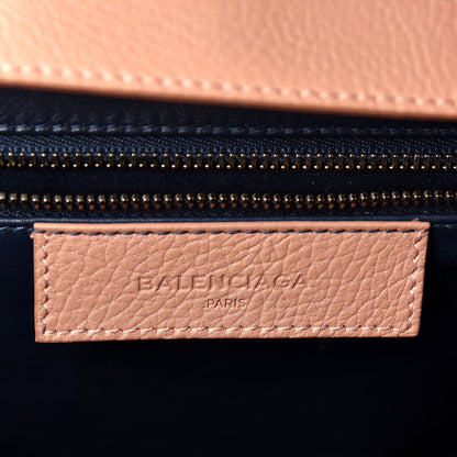 Balenciaga Grained Calfskin M Tube Round Tote Dusty Rose 6 of 10