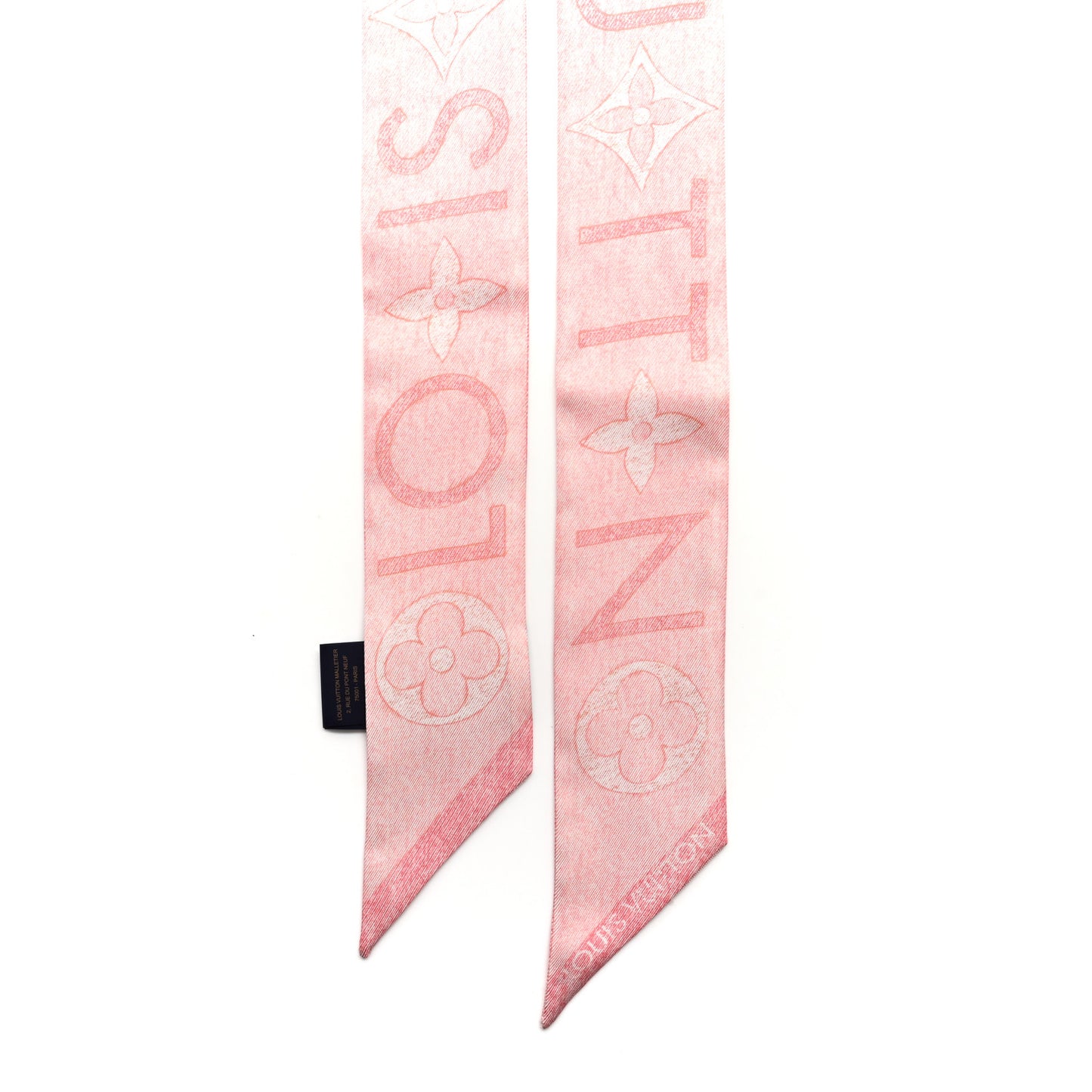 Silk Monogram Infinity BB Bandeau Light Pink