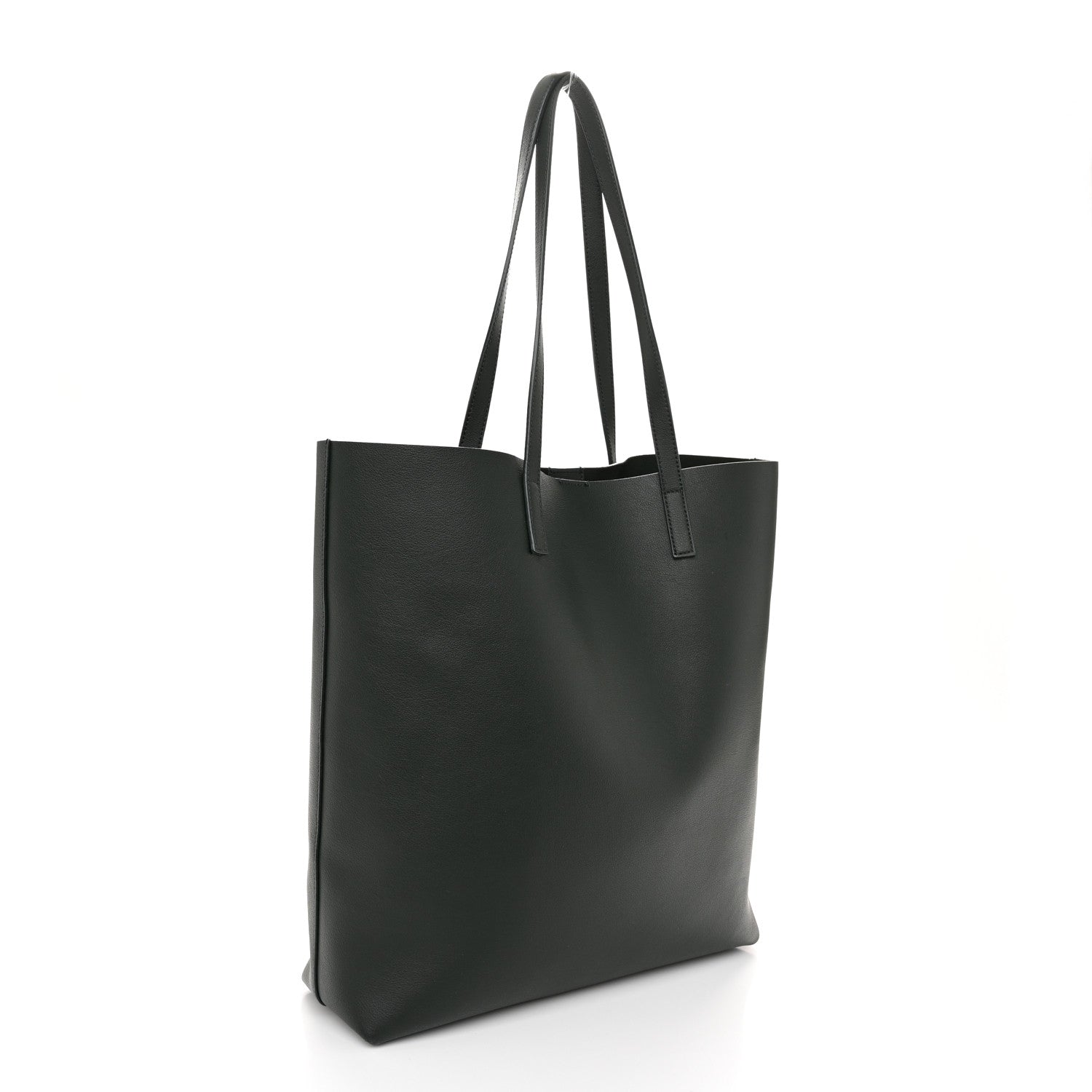 Saint Laurent Calfskin North-South Shopping Tote Green 4 of 10