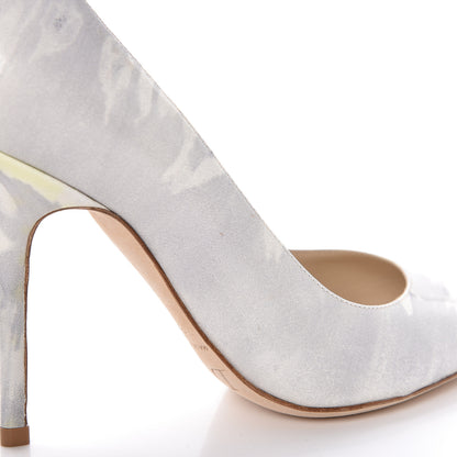 Christian Dior Patent Cherie Pointy Toe 100mm Pumps 37 Mist 13 of 14