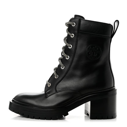 Hermes Calfskin Bridge Ankle Boots 37 Black 1 of 9