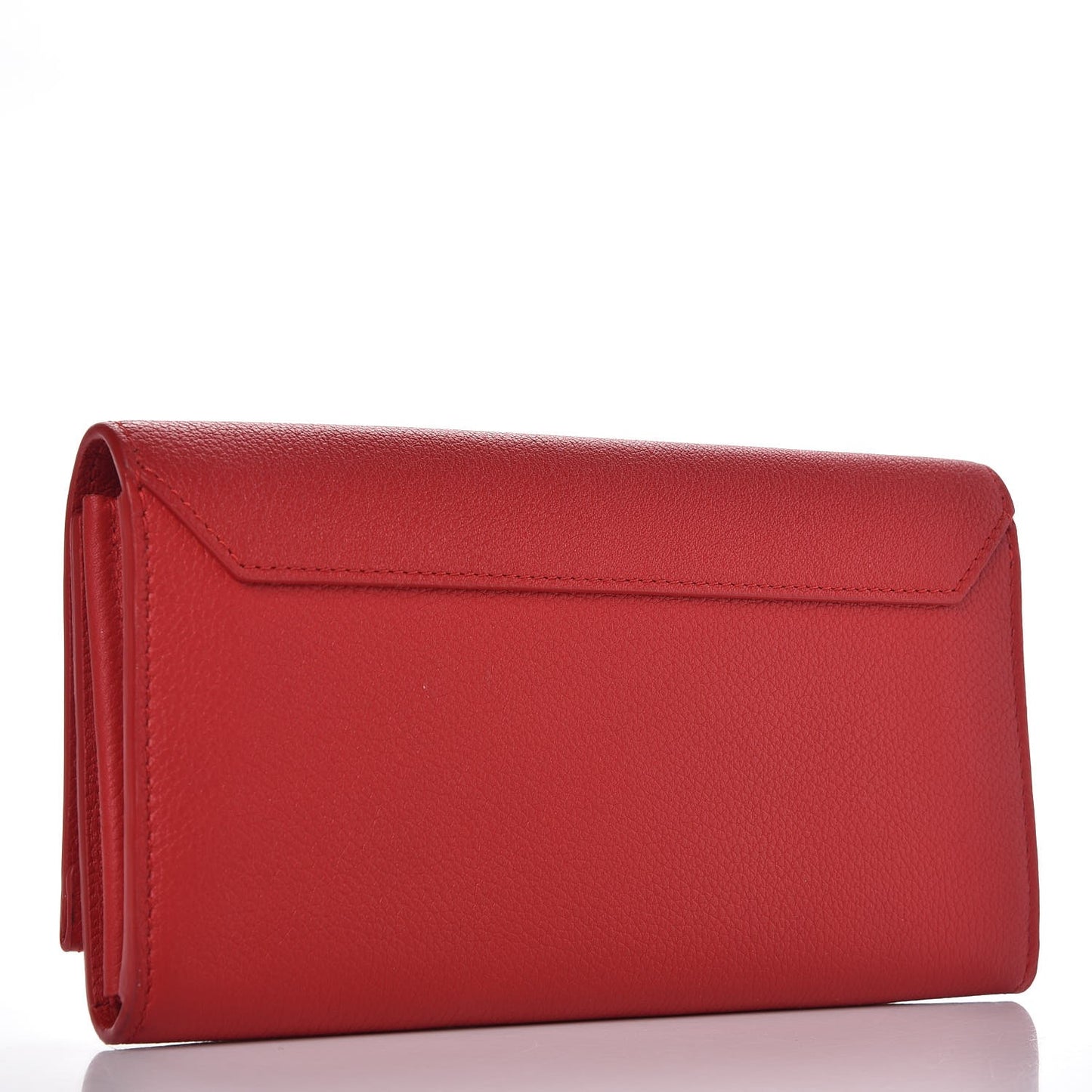 Calfskin Lockme II Wallet Rubis