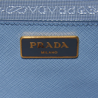 Prada Saffiano Lux Medium Double Zip Tote Astrale 5 of 8