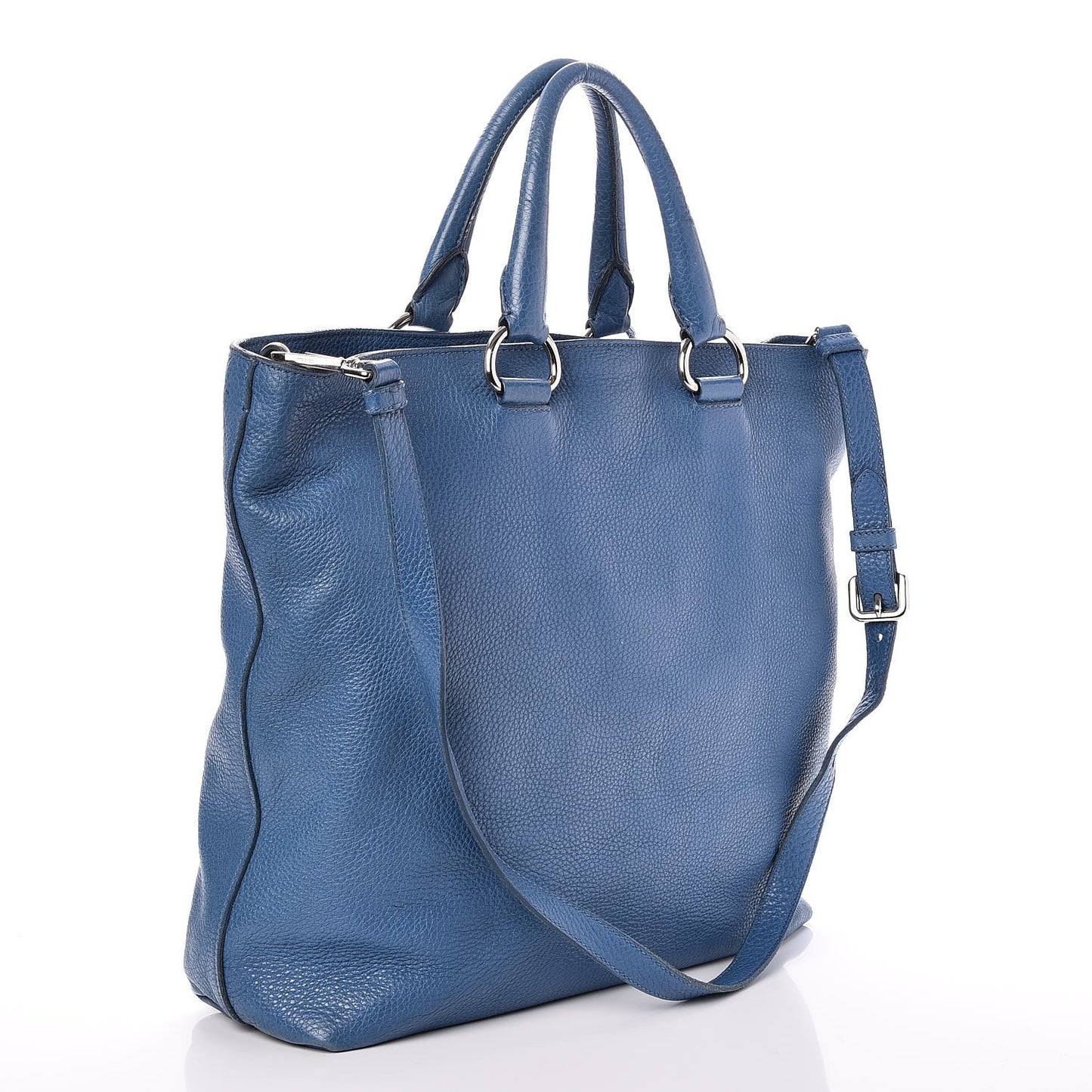 Vitello Daino Tote Cobalto