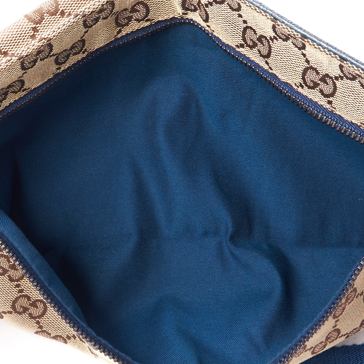 Gucci Monogram Web Belt Bag Navy 6 of 8