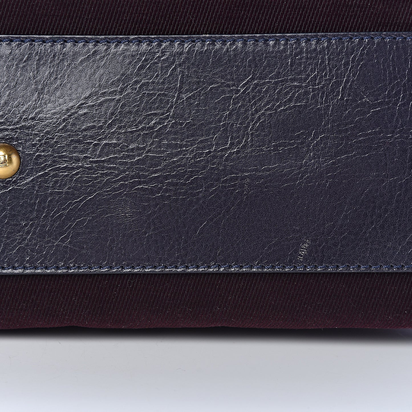 Denim Vitello Zucca Medium Peekaboo Iconic Satchel Vinaccia Blue Navy