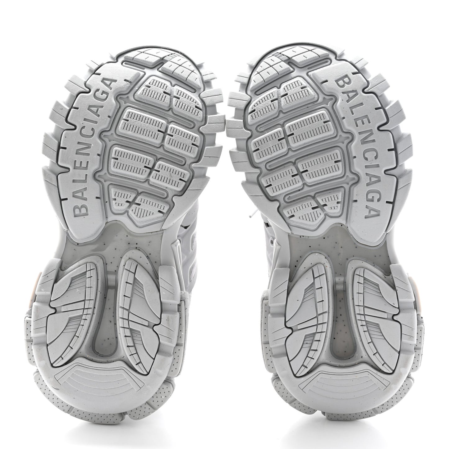 Rubber Mesh Fabric Monocolor Recycled Sole Womens Track Sneakers 35 Medium Grey