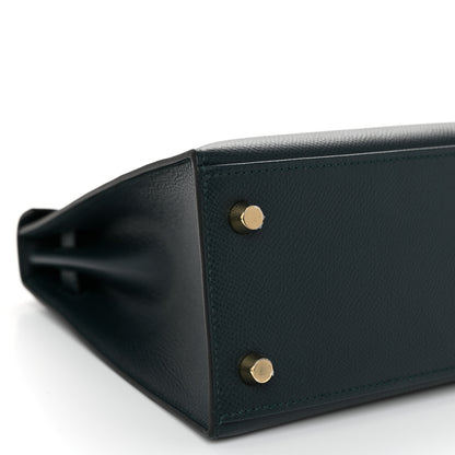 Hermes Epsom Kelly Sellier 25 Vert Cypress 9 of 11