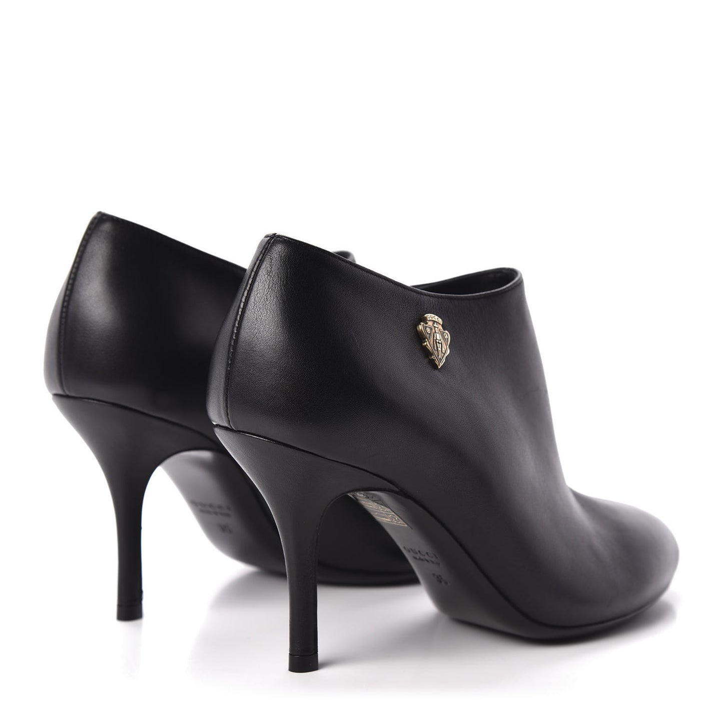 Calfskin Hysteria Ankle Boots 35 Black