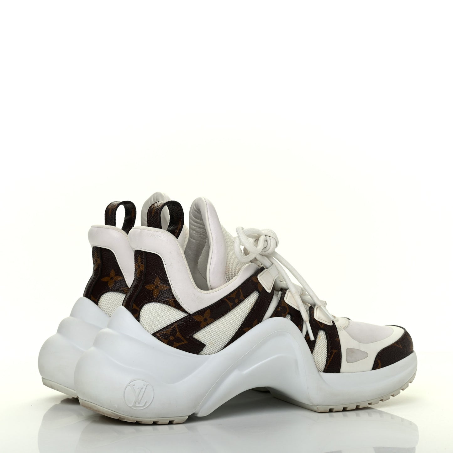 Patent Monogram LV Archlight Sneakers 37.5 White