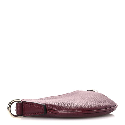 Gucci Pebbled Calfskin Mini B Shoulder Bag Red 4 of 11