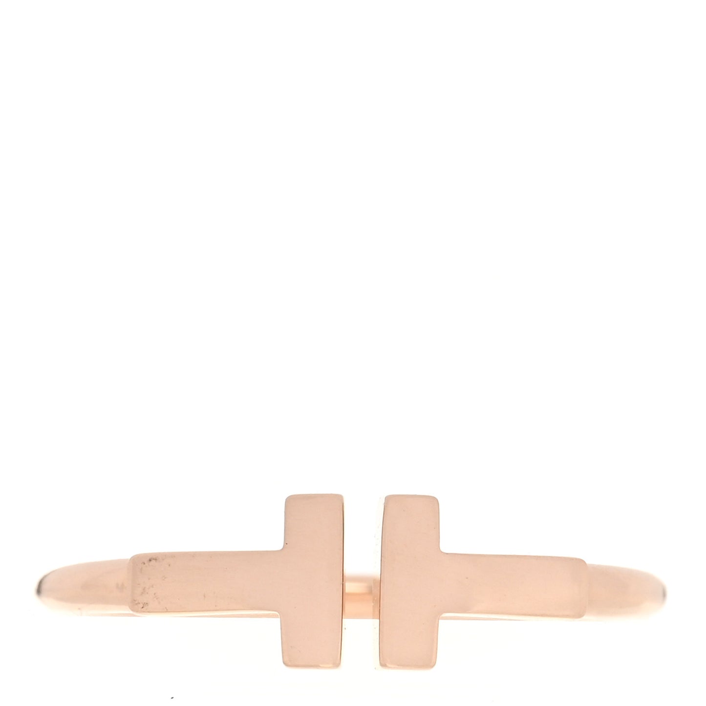 18K Rose Gold T Wire Ring 53 6.5