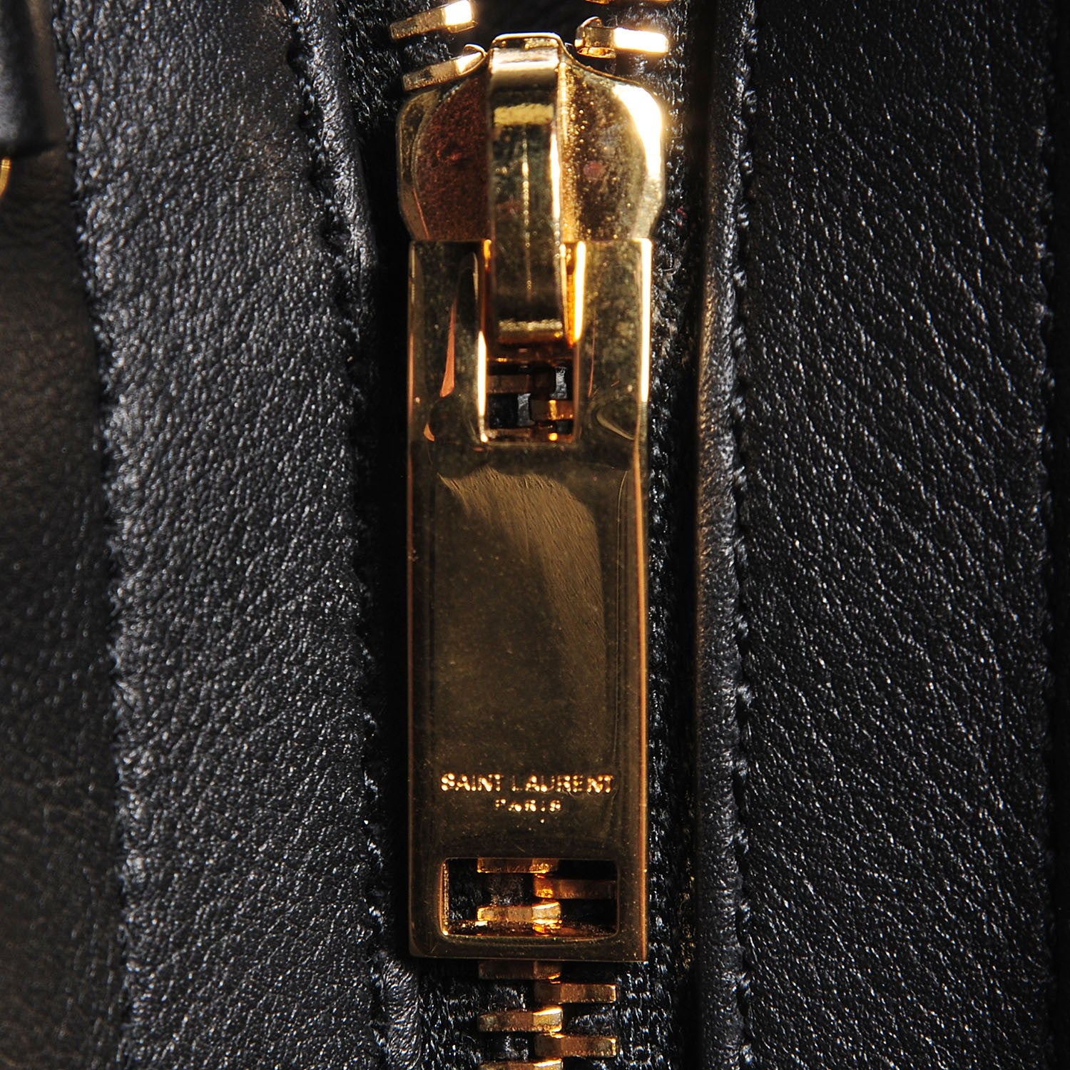 Saint Laurent Calfskin Small Monogram Cabas Black 7 of 10