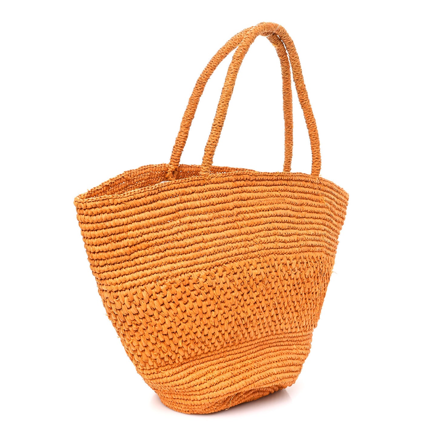 Raffia Emilie Tote Bag Orange