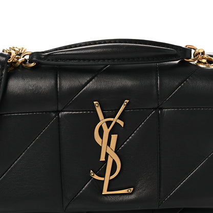 Saint Laurent Lambskin Patchwork Monogram Small Jamie Black 9 of 12