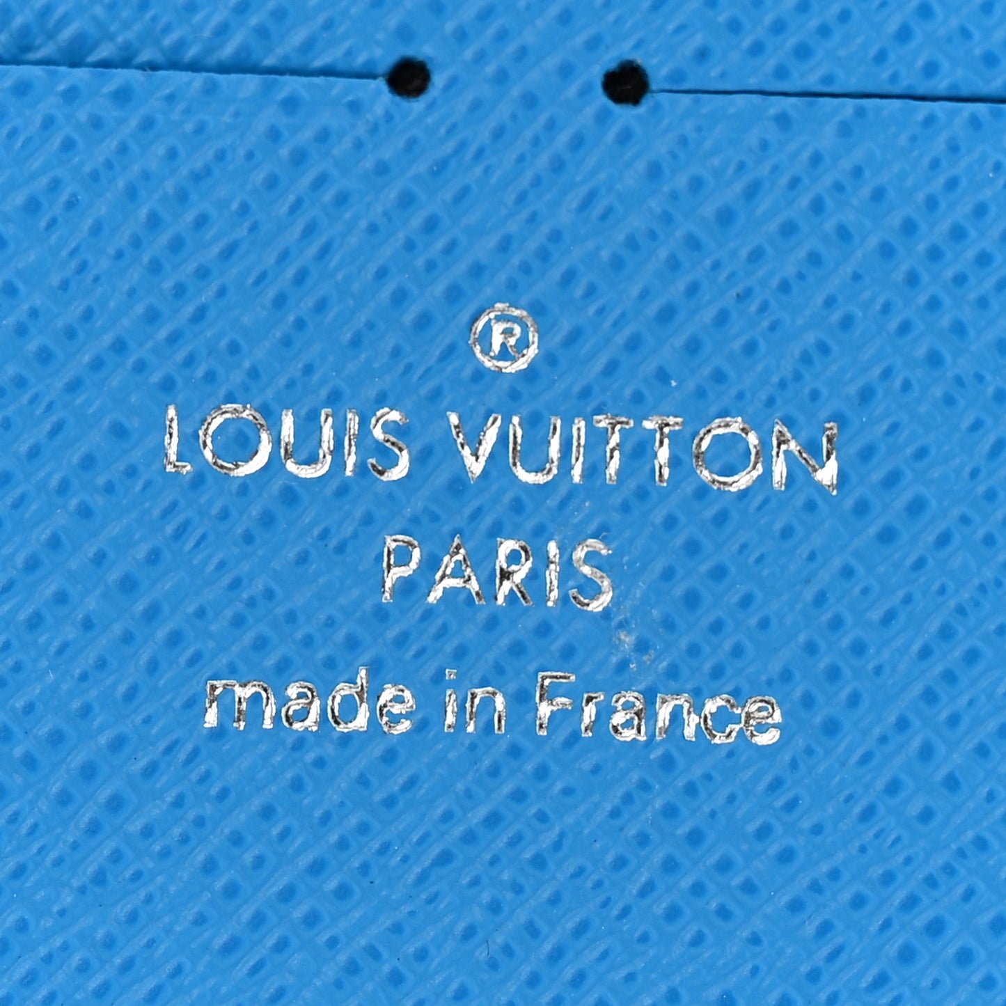 Calfskin Felicie Card Holder Insert Blue