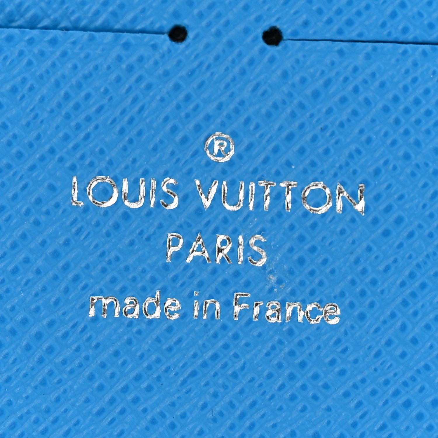 Louis Vuitton Calfskin Felicie Card Holder Insert Blue 6 of 6