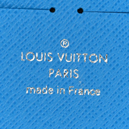 Louis Vuitton Calfskin Felicie Card Holder Insert Blue 6 of 6