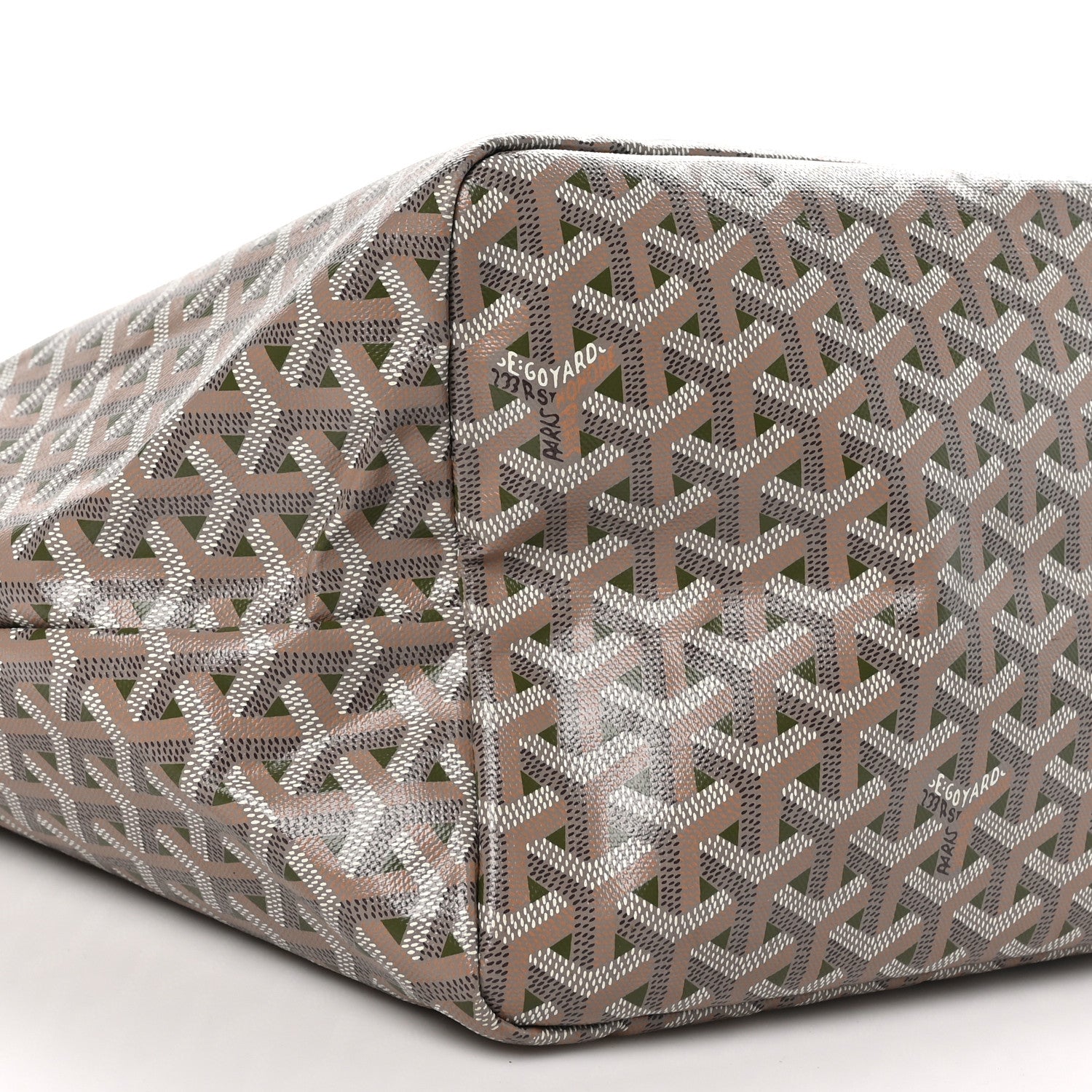Goyard Goyardine Saint Louis Claire Voie GM Khaki 10 of 11