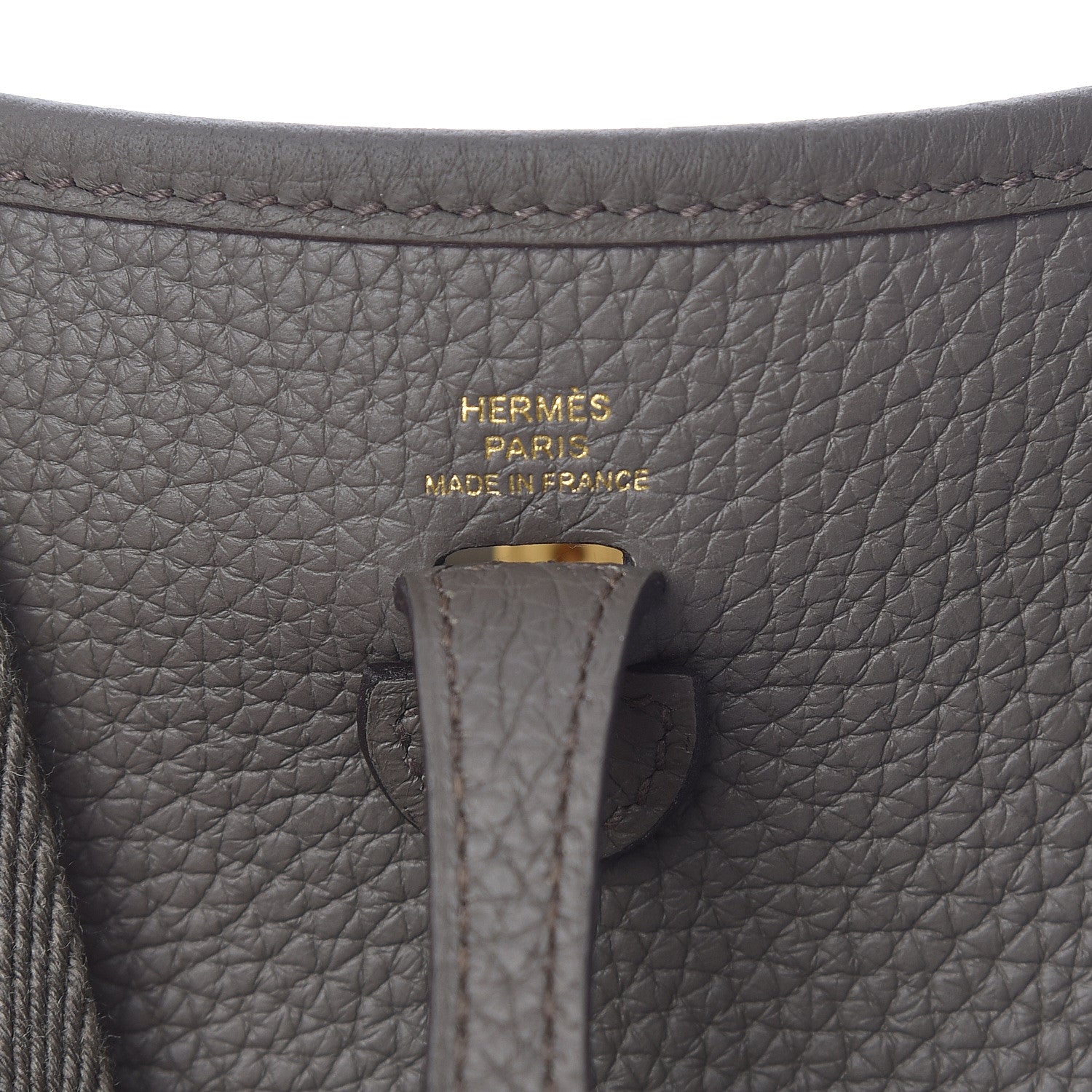 Hermes Taurillon Clemence Evelyne TPM Etain 6 of 12