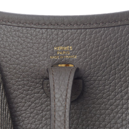 Hermes Taurillon Clemence Evelyne TPM Etain 6 of 12
