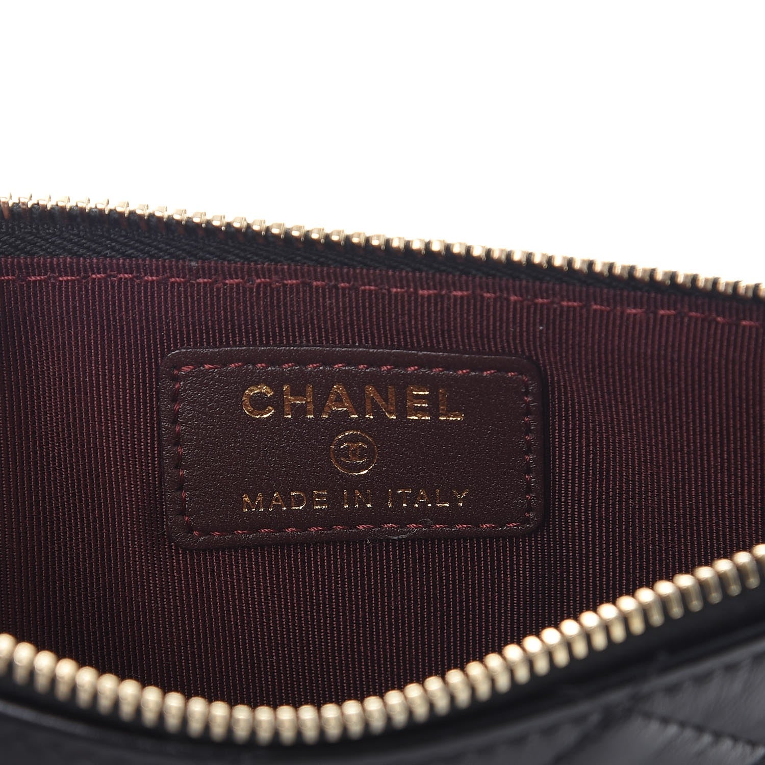Chanel Lambskin Quilted Classic Flat Wallet Pouch Black 6 of 7