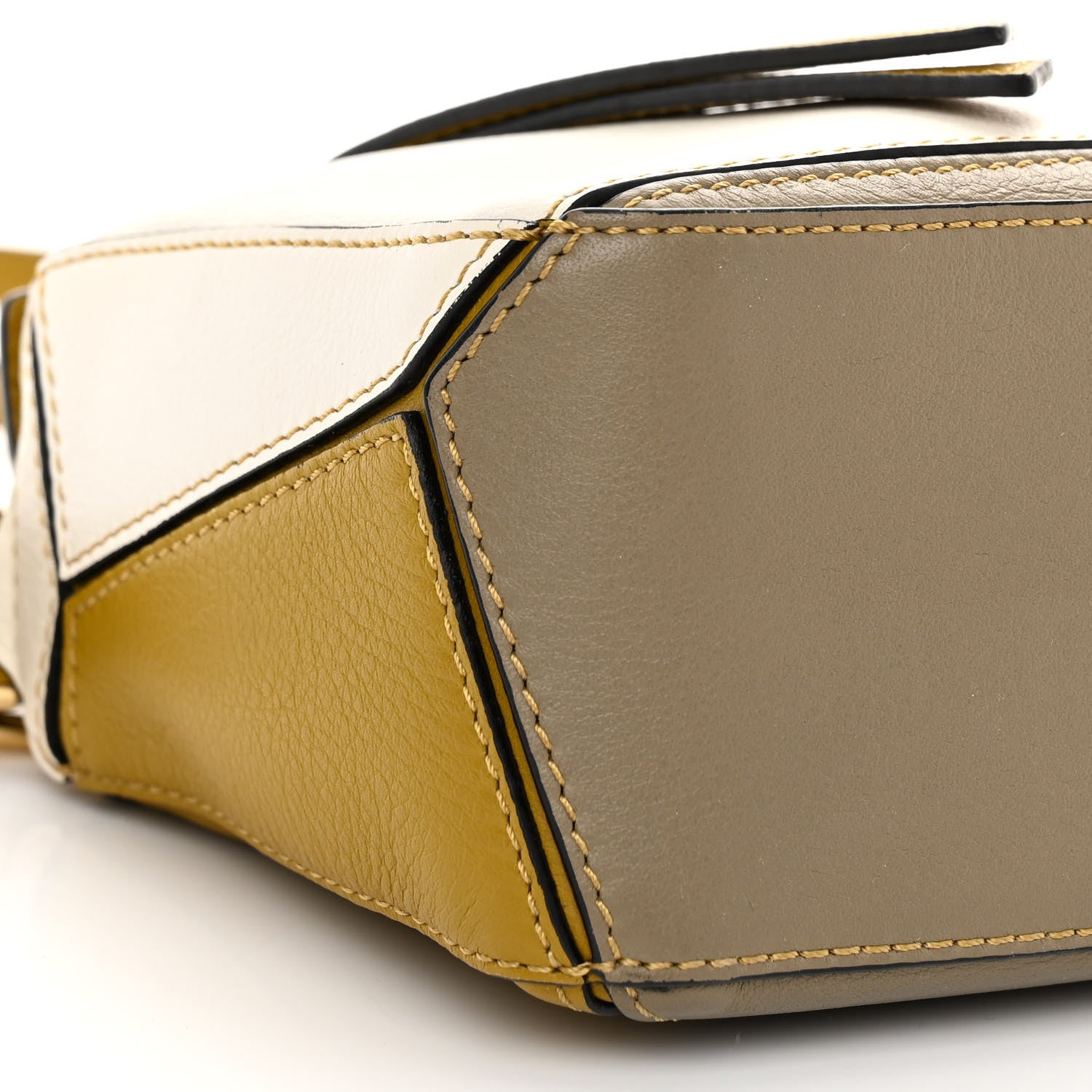 Loewe Calfskin Mini Puzzle Bag Yellow Ochre 8 of 9