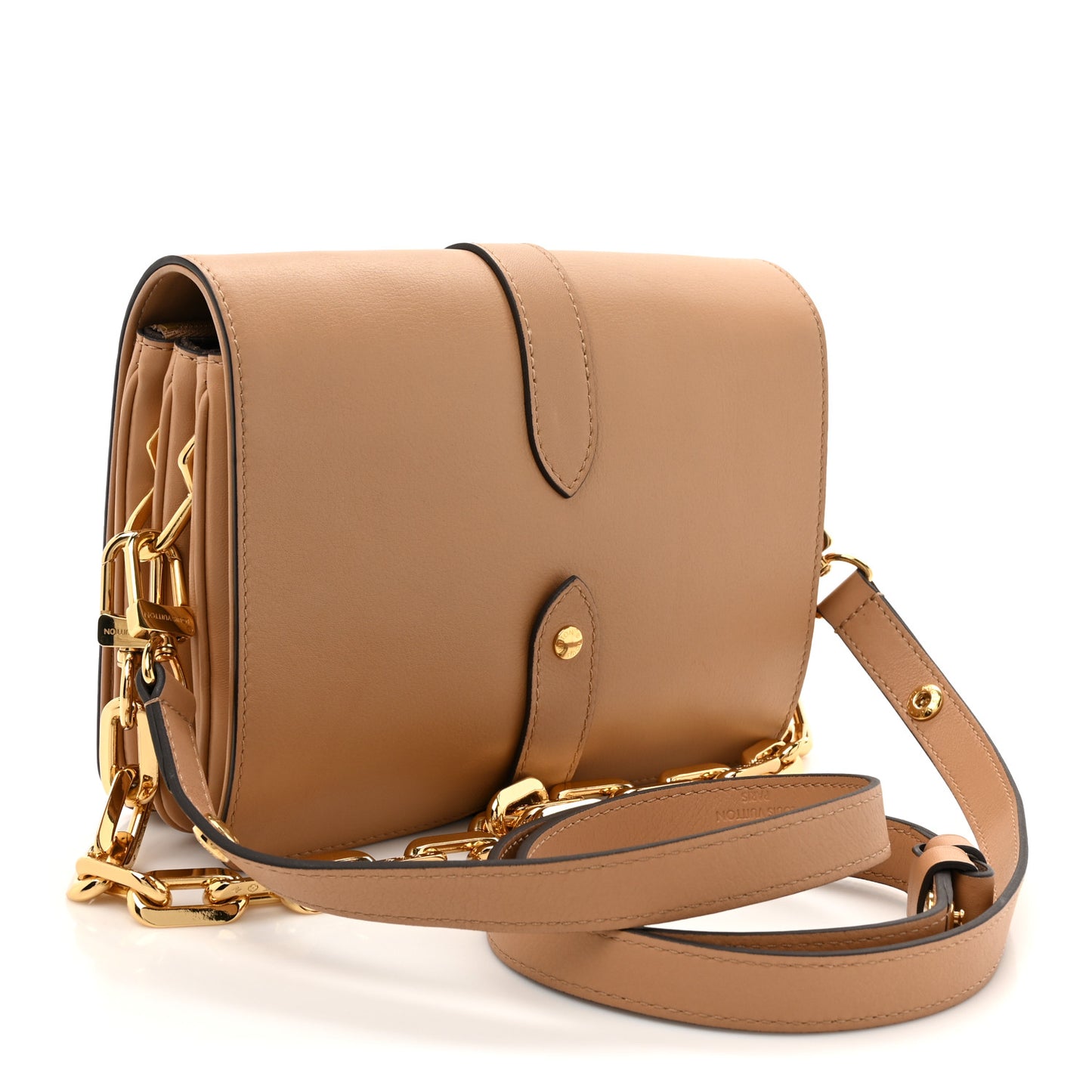 Calfskin Monogram Metal Rendez-Vous Camel