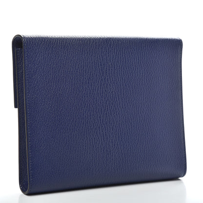 Hermes Chevre Mysore Clic 16 Wallet Blue Encre 2 of 6