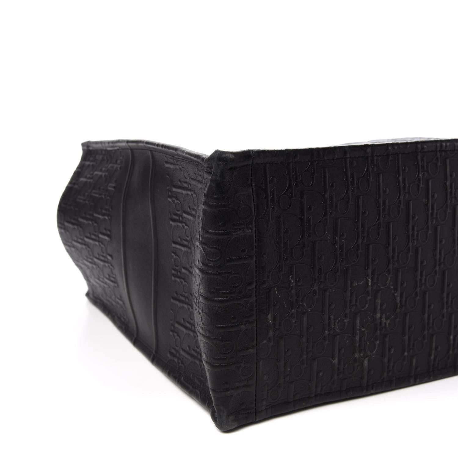 Christian Dior Oblique Calfskin Embossed Book Tote Black 8 of 10