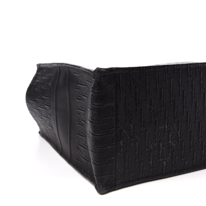 Christian Dior Oblique Calfskin Embossed Book Tote Black 8 of 10