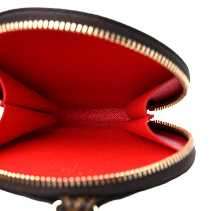 Louis Vuitton Monogram OnTheGo East West Round Coin Purse Red 5 of 6
