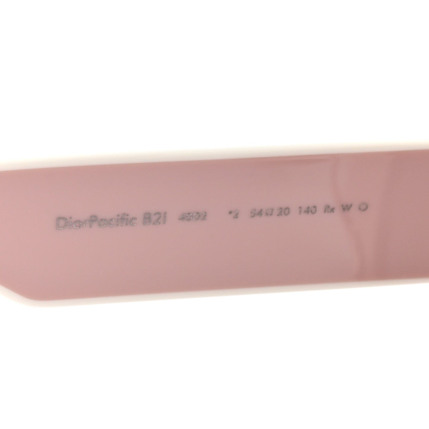 Acetate DiorPacific B2I Butterfly Sunglasses Transparent Pink