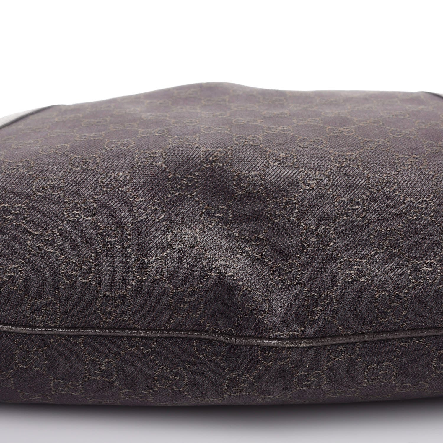 Gucci Monogram Medium Abbey Convertible Tote Dark Brown 11 of 12