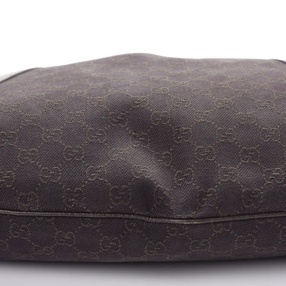 Gucci Monogram Medium Abbey Convertible Tote Dark Brown 11 of 12