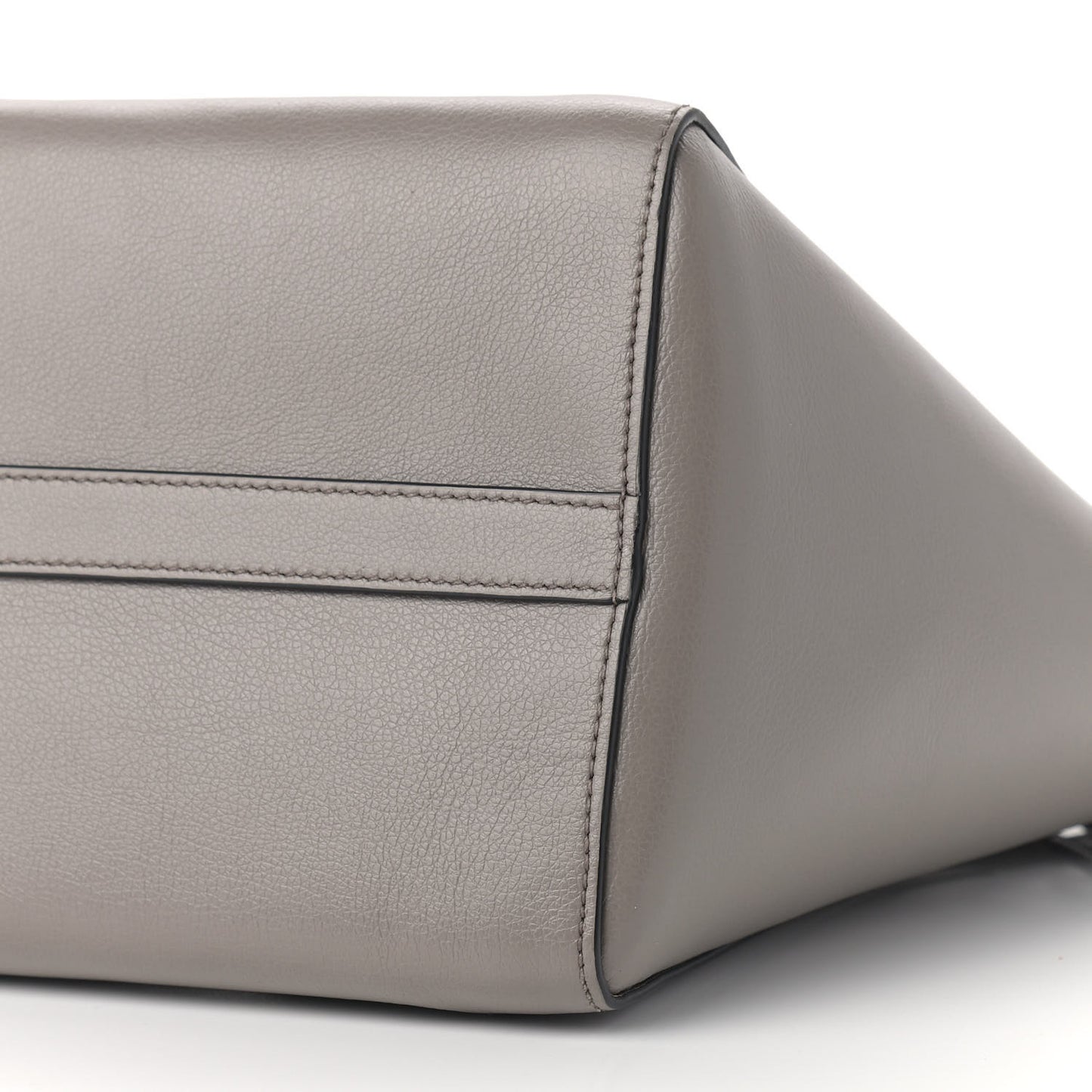 Glace Calfskin Shopping Tote Argilla