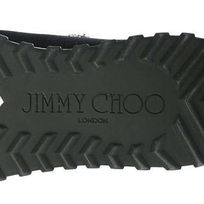 Jimmy Choo Knit Crystal Verona Sneaker 38 Black 6 of 9