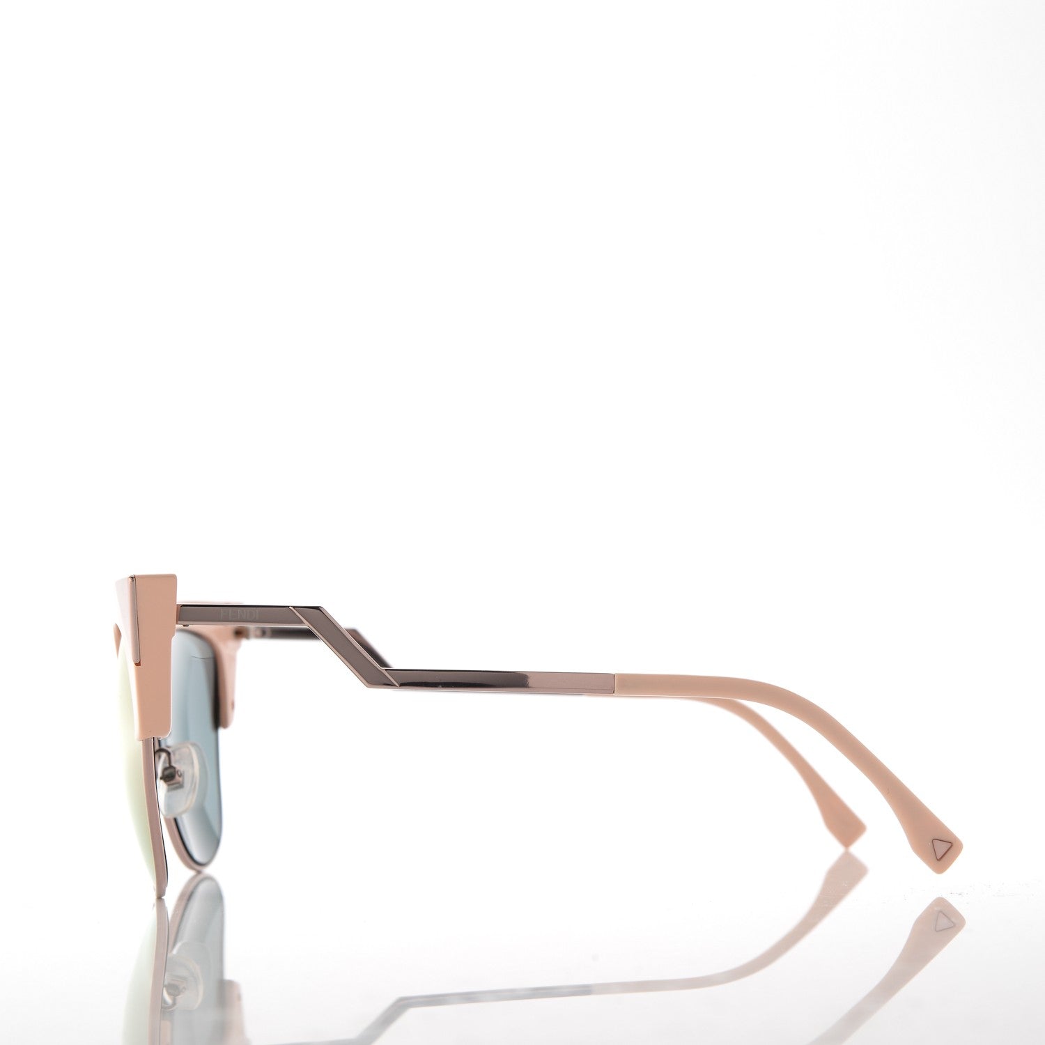Fendi Cat Eye Iridia Sunglasses FF 0149/S Rose Gold 3 of 8