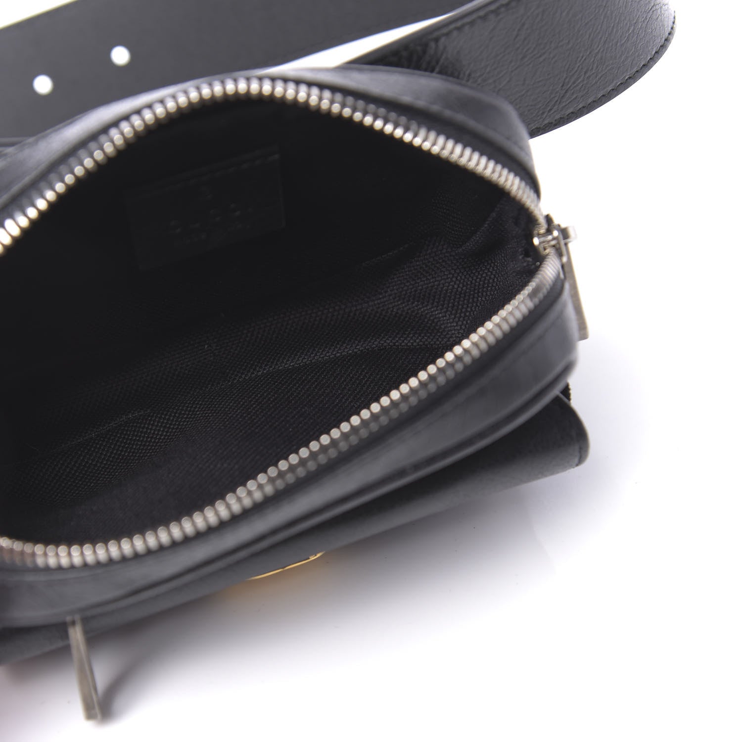 Gucci Fluffy Calfskin Mini Morpheus Belt Bag 80 32 Black 4 of 9