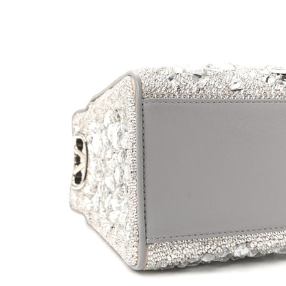 Valentino Garavani Crystal Mini Le Troisieme Shopping Bag Grey 9 of 10