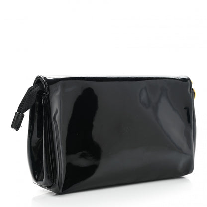 Chanel Patent Timeless CC Cosmetic Pouch Black 3 of 11