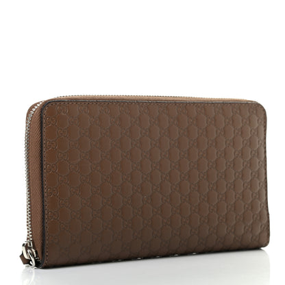 Gucci Microguccissima Large Zip Around Organizer Wallet Acero 2 of 6