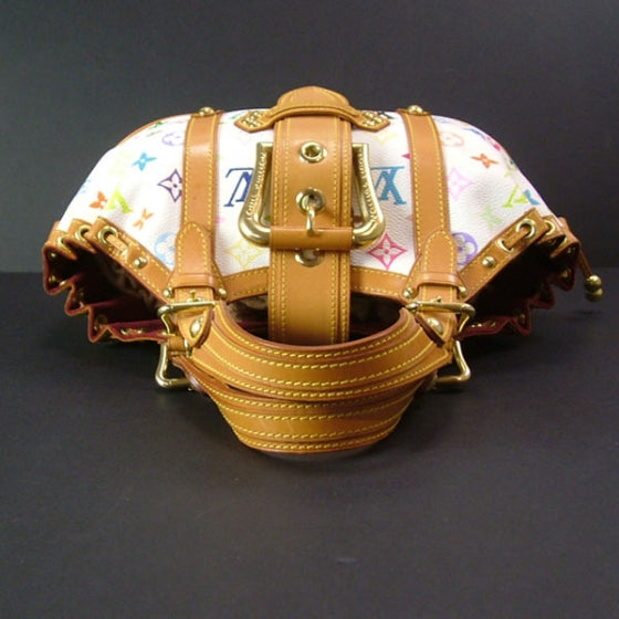 Monogram Multicolor Theda GM White