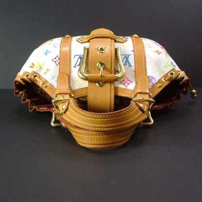 Louis Vuitton Monogram Multicolor Theda GM White 4 of 11