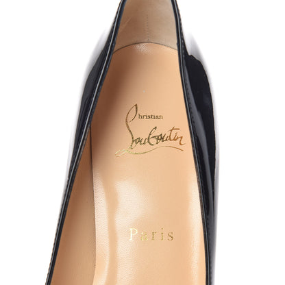 Christian Louboutin Patent Bianca 120 Pumps 37.5 Black 7 of 7