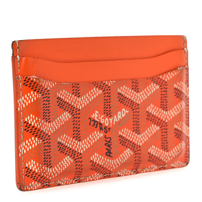 Goyard Goyardine Saint Sulpice Card Holder Orange 3 of 11