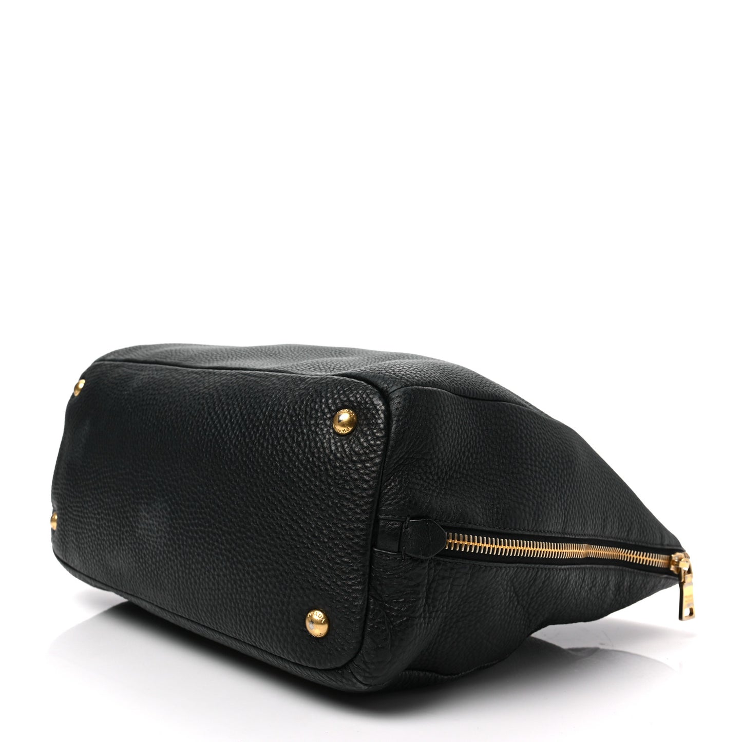 Vitello Daino Tote Black
